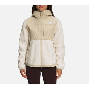 Women's The North Face Gardenia White Denali Polartec Fleece Hoodie Jacket L New